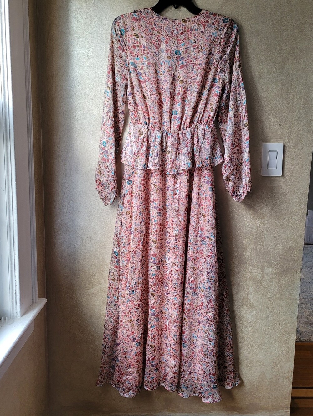 NWT BUDDY LOVES EDEN FLORAL METALLIC DRESS - Picture 6 of 7